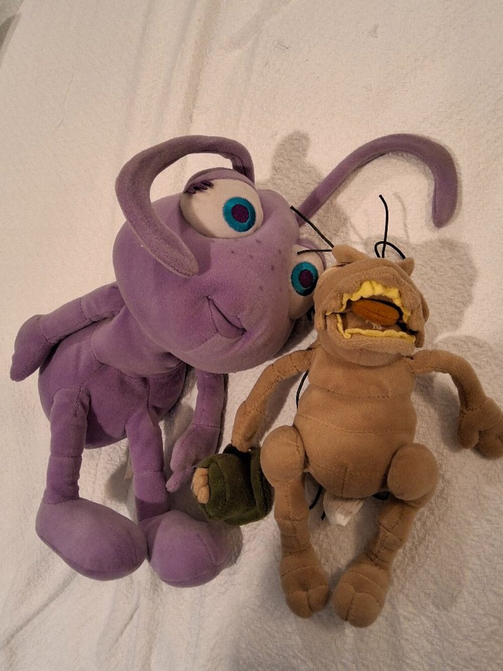 Dot and PT Flea plush